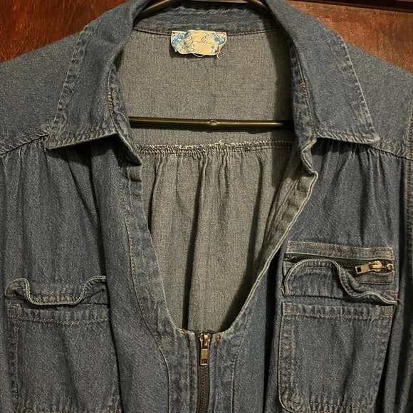 Jean Zip up dress - Picture 3 of 5